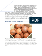 Basketball Training Equipment: The Ball