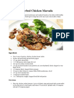 Herbed Chicken Marsala