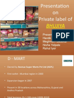 Presentation On Private Label Of: Bhujiya