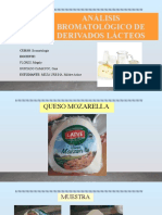 Análisis Bromatológico de Derivados Lácteos