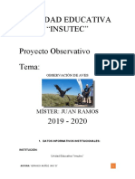 Proyecto Aves de La Provincia de Los Ríos - Ecuador