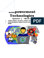 Empowerment Technologies: Quarter 1 - Week 2