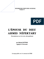 Gitton, L'épouse Du Dieu Ahmès Néfertary