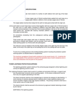 Earthing System Specifications