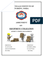 Nightingale Institute of Nursing, Noida: Equipment Utilization