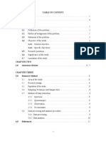 Table of Content