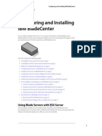 Configuring and Installing Ibm Bladecenter: Using Blade Servers With Esx Server