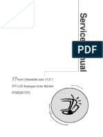 Inch (Viewable Size 17.0) TFT LCD Analogue Color Monitor H750D (B17CF)