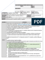 2 Resuelve Problemas de Suma y Resta Con Números Enteros Matemáticas