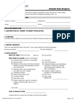 Department Information: Student Data Request