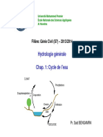 Cours - Hydro - GC - Cycle de L - Eau PDF