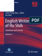 English Writings of Hu Shih - Literature and Society (Volume 1) - Hu Shih