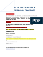 Manual de Instalacion Configuracion Play Bots