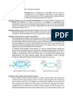 Exercises Week 5: Fiber Communication: Fig 1: 2x2 Optical Coupler Used As Multiplexer