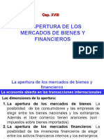 18 - La Apertura de Los Mercados de Bienes y Financieros