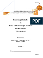 Module 3 Tableware and Classifications