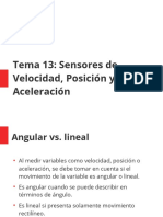 Tema 13 Sensores de Velocidad Posición y Aceleración