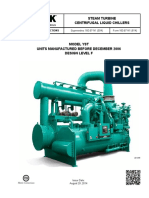 Steam Turbine Centrifugal Liquid Chillers: Installation Instructions