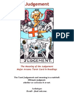 The Meaning of The Judgement Major Arcana Tarot Card in Readings