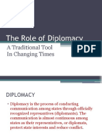 The Role of Diplomacy