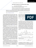 Electromagnetically Induced Transparency in Mechanical Effects of Light