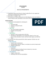 Stratigraphy GEO132 Deltaic Environments: o Prodelta