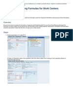 (TEST CASE) Creating Formulas For Work Centers - ERP Manufacturing (PP) - Community Wiki