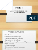 Topic 4 - Oil Gas Industry