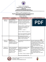 Department of Education: English For Academic and Professional Purposes Modular Distance Learning