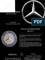 Mercedez-Benz: The Best or Nothing