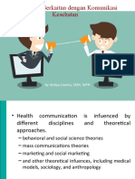 Teori-Teori Terkait Komunikasi Kesehatan (Widy)