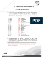 Gab. Módulo 01 - Abreviaturas em Receitas Médicas