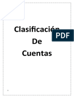 Clasificación de Cuentas