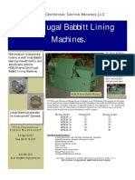 Centrifugal Babbitt Lining Machines: T C C M, LLC