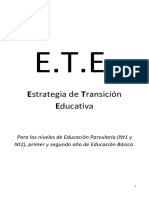 Estrategia de Transición Educativa