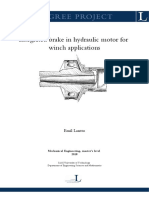 Integrated Brake in Hydraulic Motor For Winch Applications: Emil Lantto