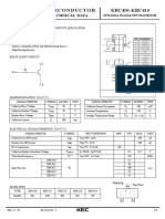 Semiconductor KRC410 KRC414: Technical Data