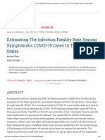 Basu, A. (2020) - Estimating The Infection Fatality Rate Among Symptomatic COVID-19 Cases