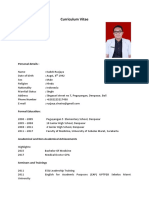 Curriculum Vitae: Personal Details