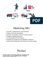 Retail Marketing Mix