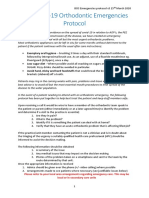 BOS Covid-19 Orthodontic Emergencies Protocol Final