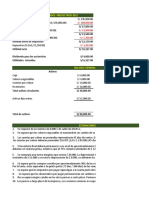 Caso Practico Balance General Proyectado