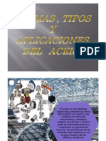 Formas, Tipos y Aplicaciones Del Acero PDF