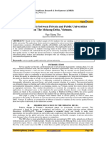 Service Quality Between Private and Public Universities in The Mekong Delta, Vietnam