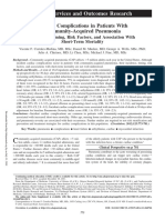 Health Services and Outcomes Research: Cardiac Complications in Patients With Community-Acquired Pneumonia