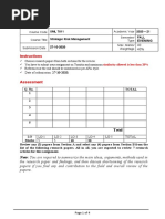 SML 7010 Strategic Risk Management - Assingment Due Date 28-10-2020 Final