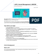 Atrial Fibrillation AF Acute Management ABCDE