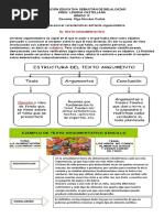 Texto Argumentativo. Grado 5°