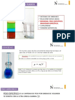 Densidad - Peso Especifico - Gravedad Especifica