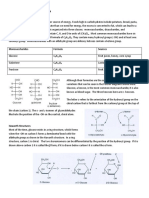 Experiment 8 - Carbohydrates